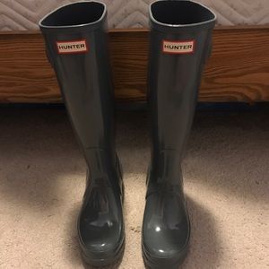 Hunter original tall rain boots
